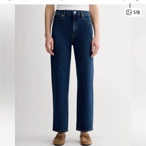 Everlane Indigo Denim Jeans The Way High 26 Long
